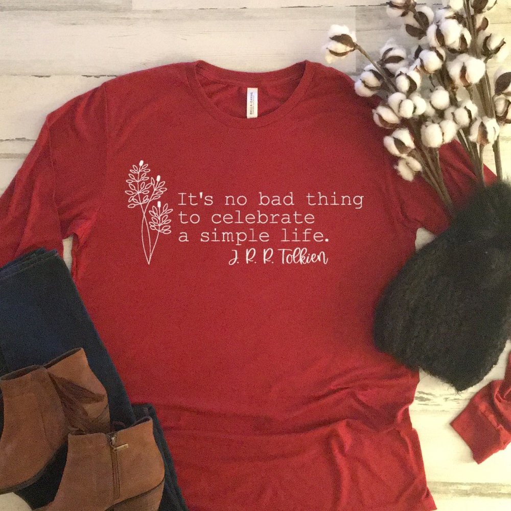 It's No Bad Thing Celebrate a Simple Life T-shirt